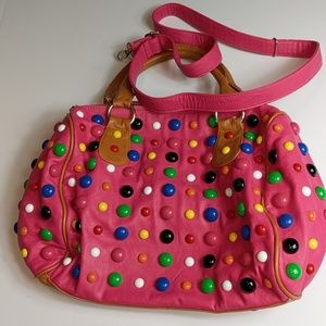 Orange Caramel Boutique Barrel Bag Pink Gumdrop